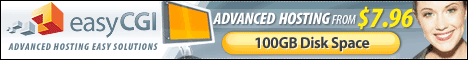 Easy CGI Web Hosting - $7.96/month